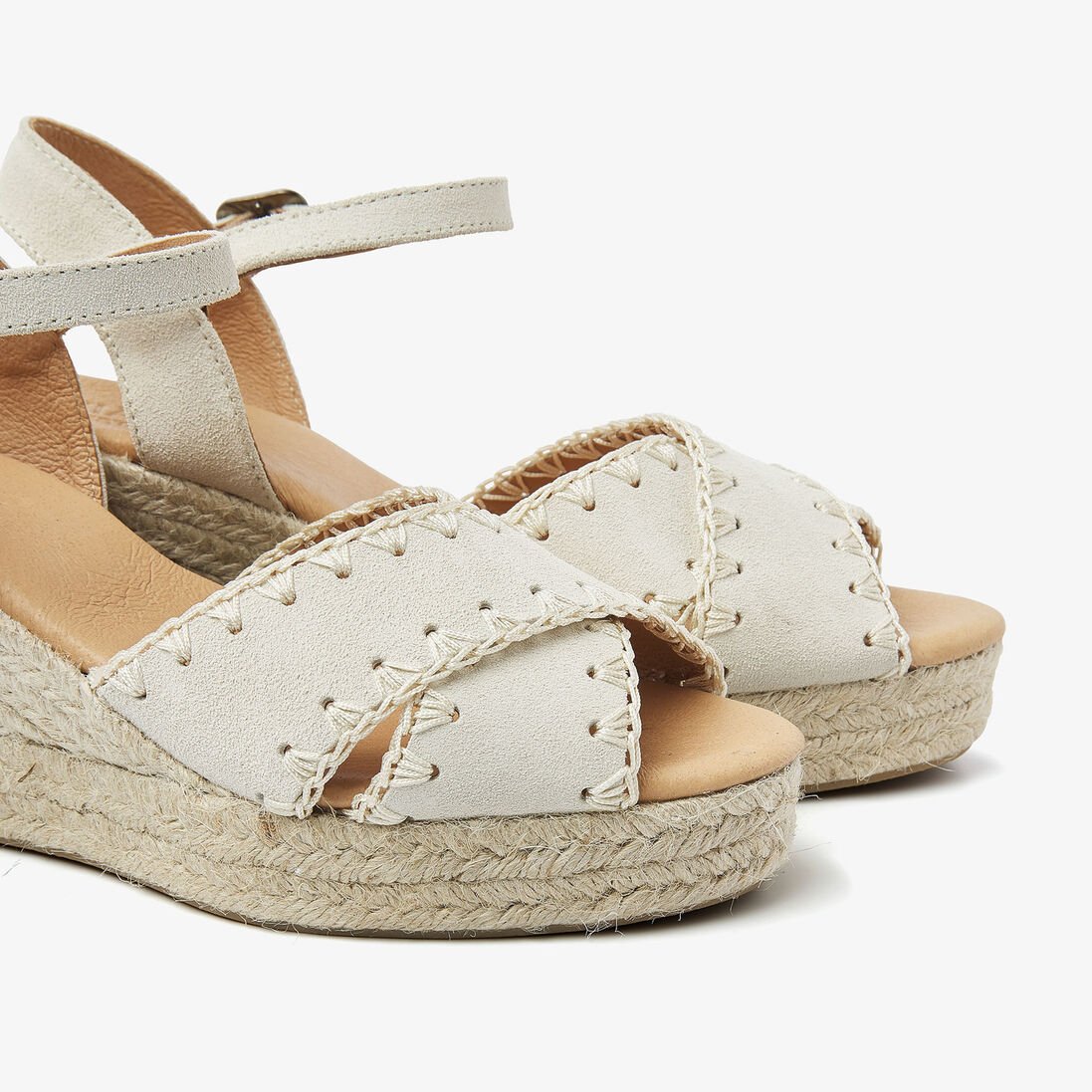 beige via vai sandalen met hak luisa ayla