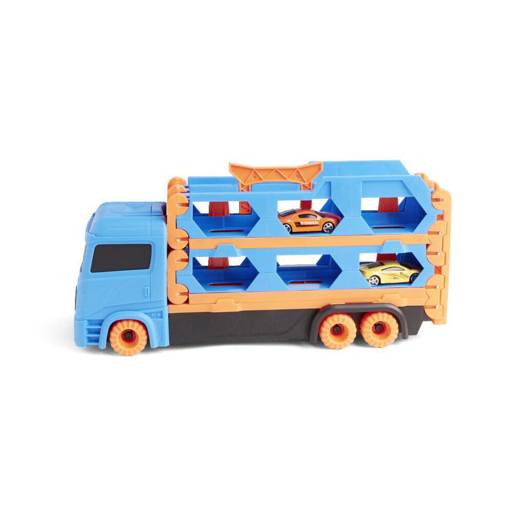 Ensemble camion et ses deux voitures