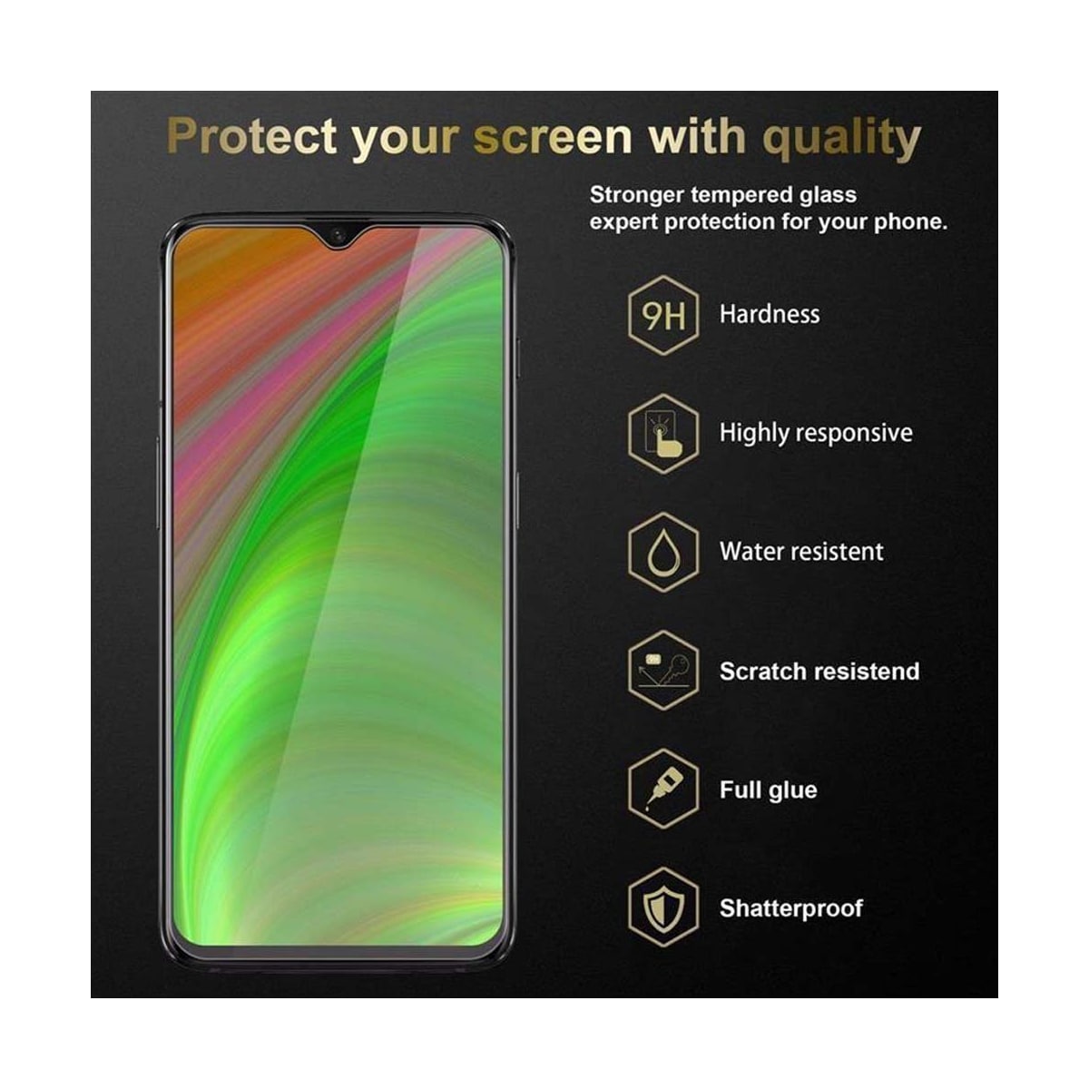 OnePlus 7 Skjermbeskytter Skärmskydd