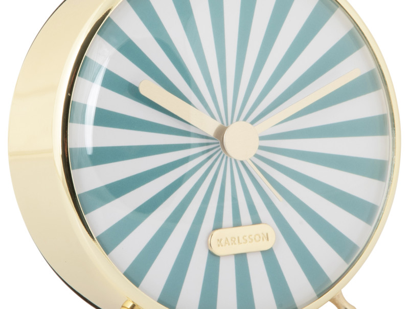 Alarm Clock Candy Swirl KA6008SB Soft brown & white