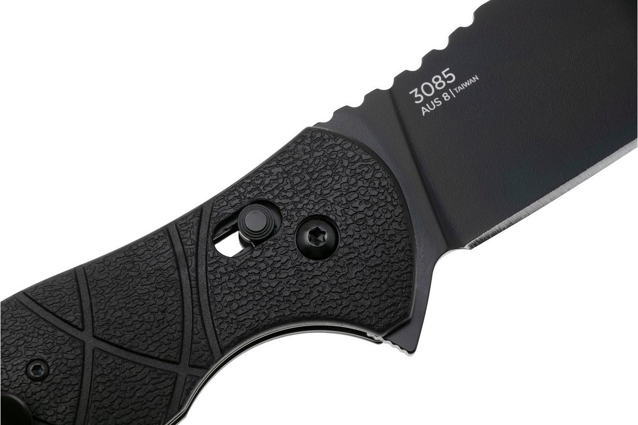 KA-BAR Coytu 3085 Black AUS8A, Black GRN, zakmes