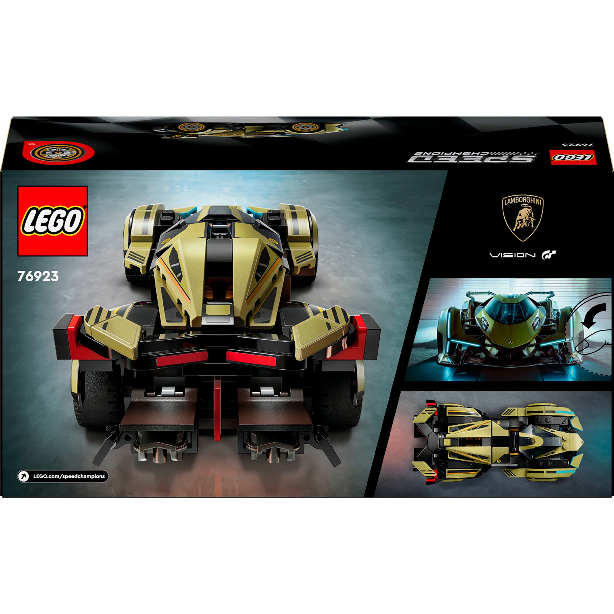LEGO Konstruktionsspielzeug Speed Champions Lamborghini Lambo V12 Vision GT Supersportwagen