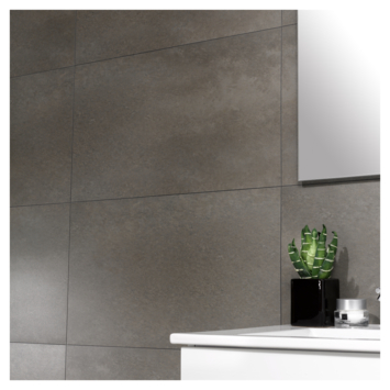 Dumawall+ wandtegel kunststof Taupe 1,95m² 37,5x65cm 8 stuks