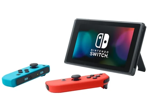 Nintendo Switch - Spilkonsol - Full HD - neonblå/neonrød - Nintendo Switch Sports - med Nintendo Switch Sports Set