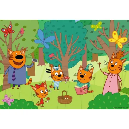 Ravensburger Puzzle Kid-E-Cats Familientag in der Natur 2x12 Teile