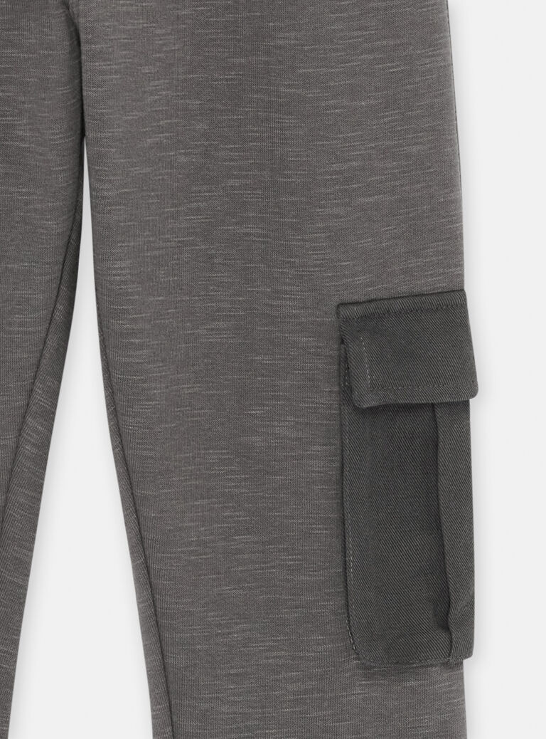 Jogging gris cargo pour garçon