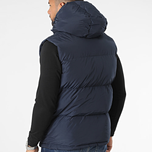Doudoune Capuche Sans Manches Alaska 4447 Bleu Marine