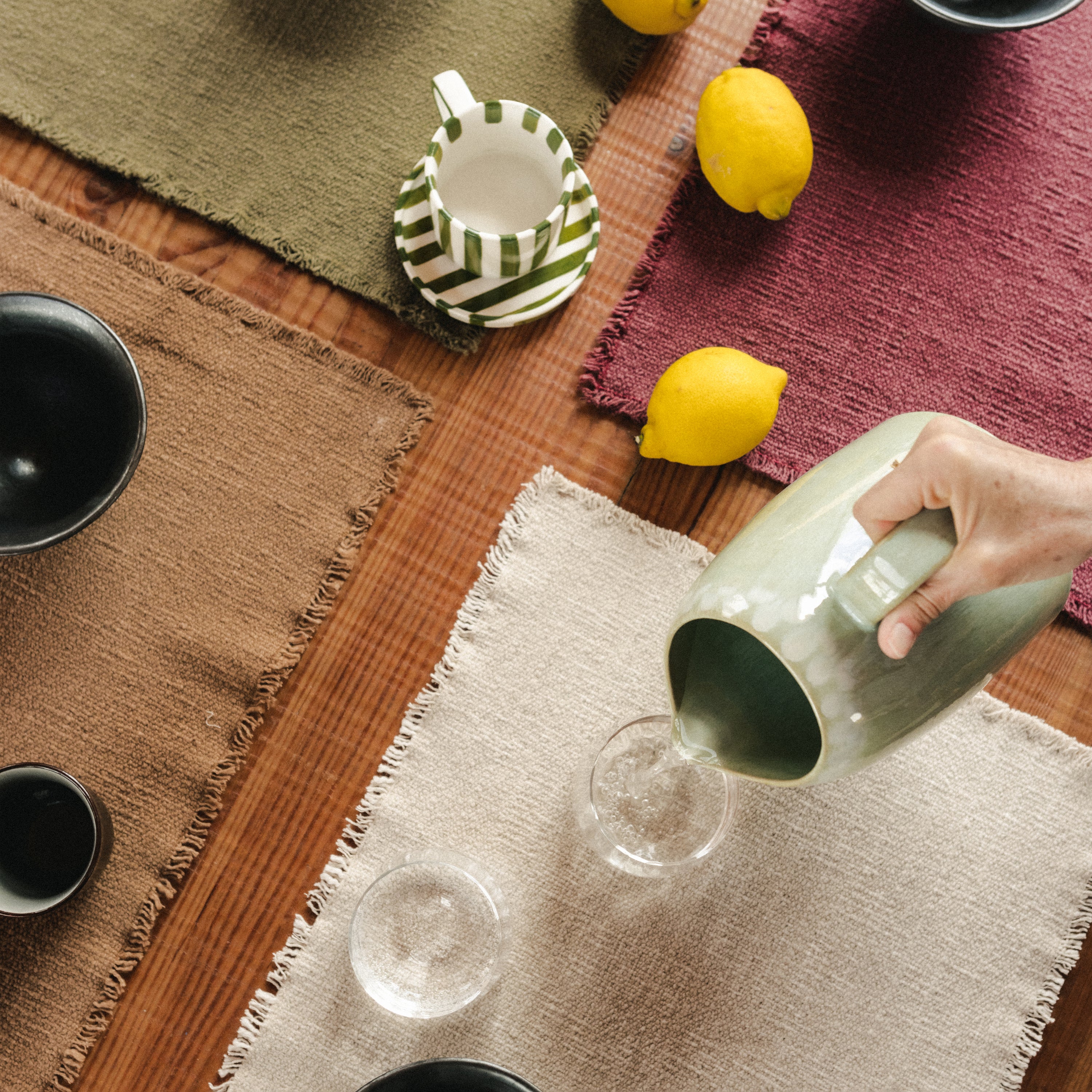 Lorena Canals Handloom Placemat - Set van 2 - Natural