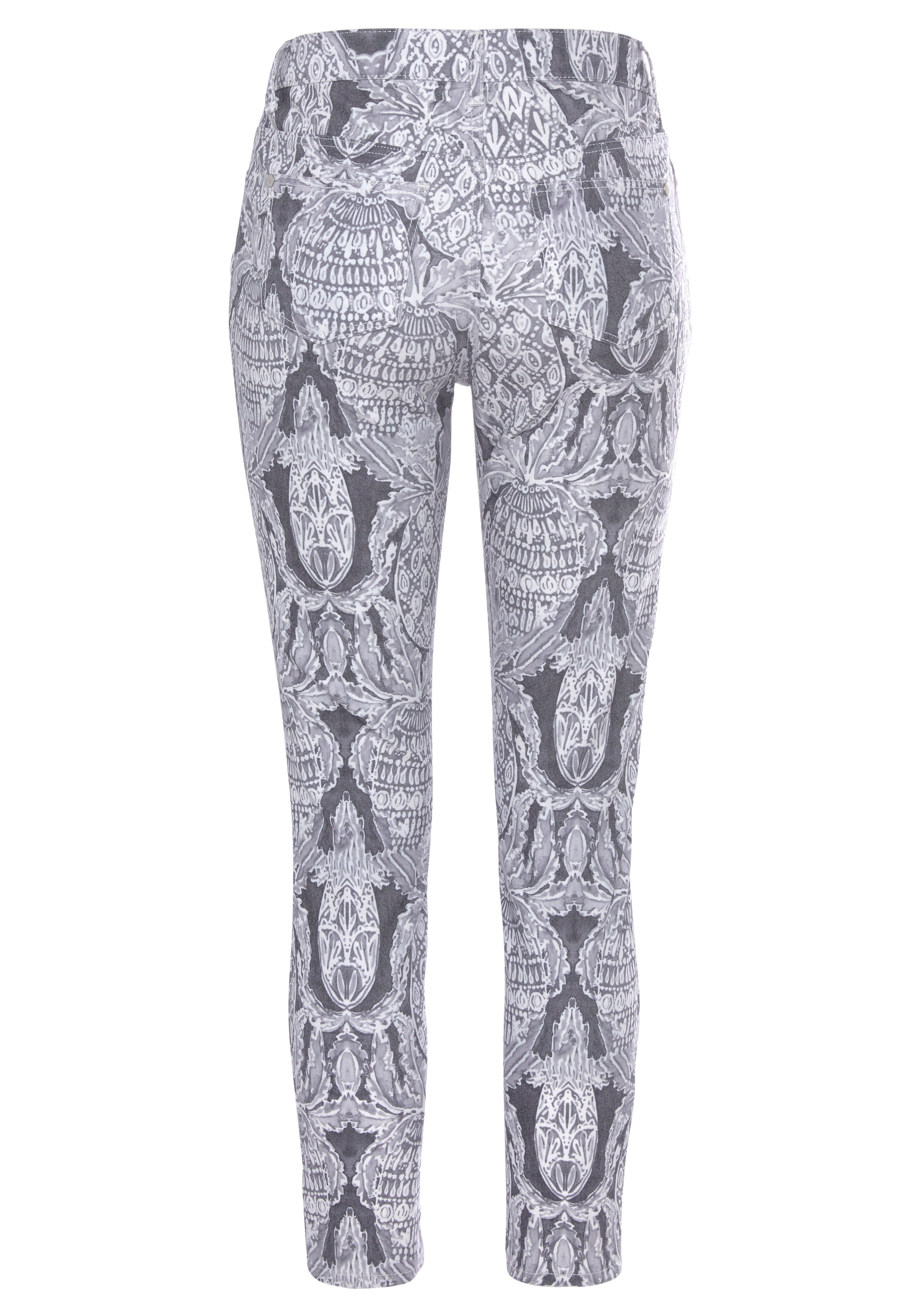 LASCANA 7/8-Jeggings  mit Alloverprint, schmale Passform, Super-Stretch-Qualität