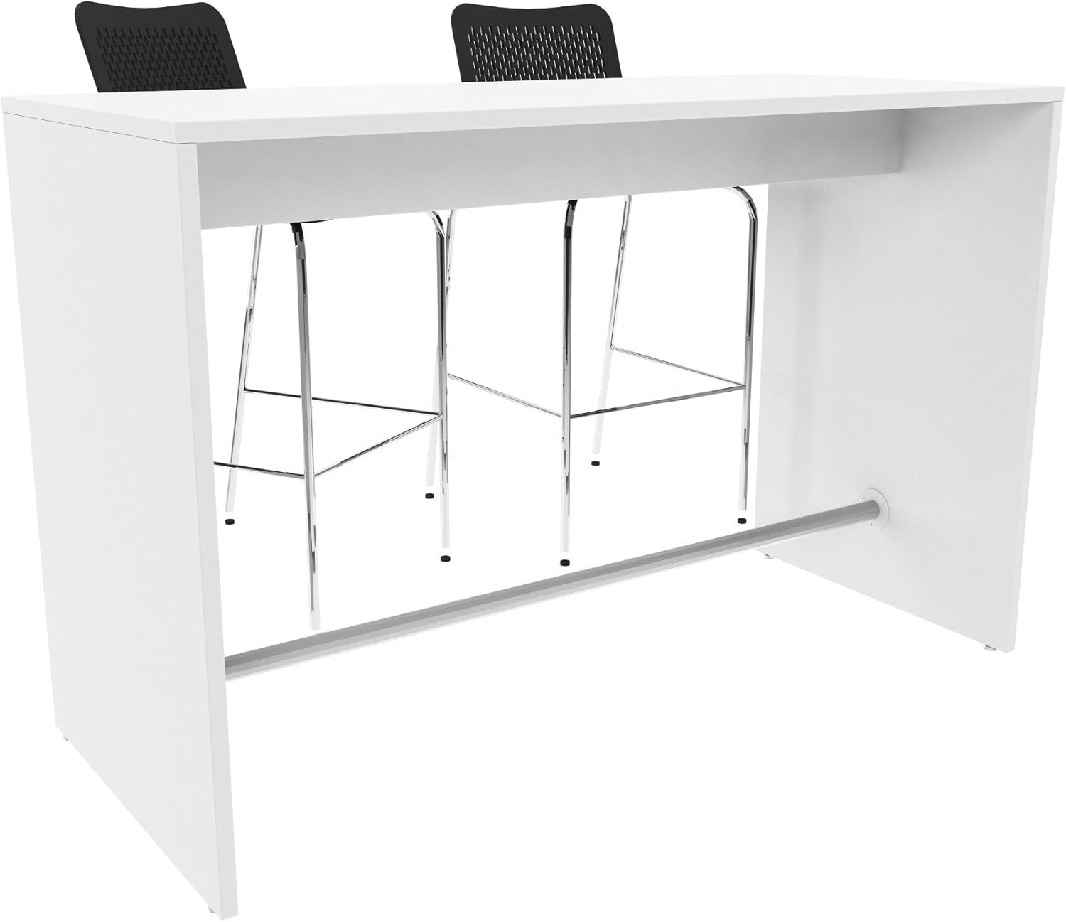Stehtisch Light 160 x 70 cm groß im edlen Weiß Bartisch Tresentisch Theke