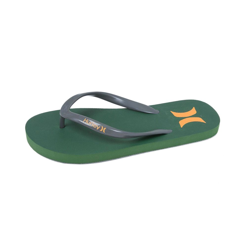 Hurley ICON - Tongs Homme bronze green