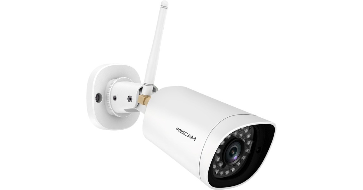 FoscamG4P Super HD wifi buitencamera  (Wit, 4 MP, 2K, WLAN)