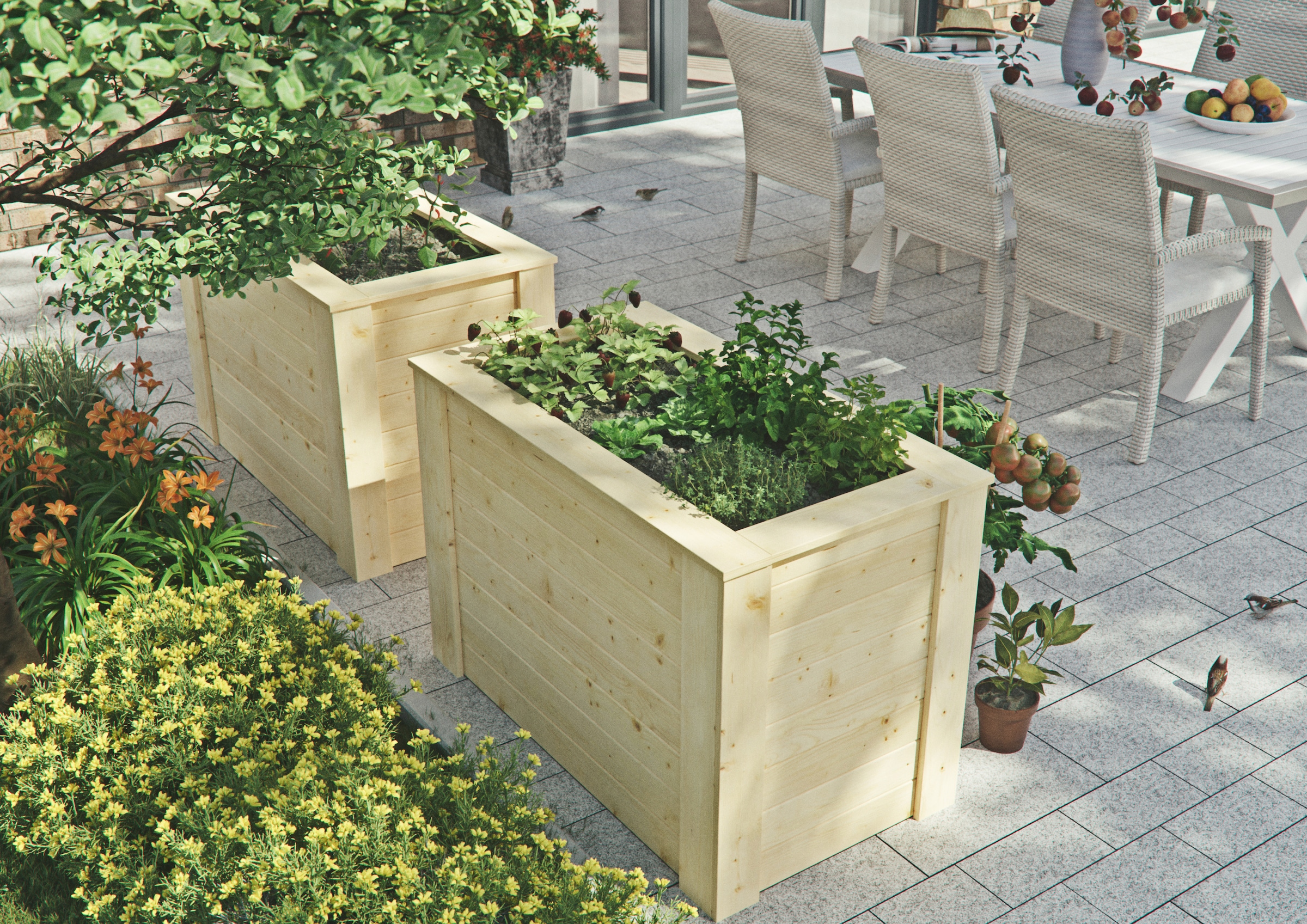 KONIFERA Hochbeet BxTxH: 104x59x70 cm