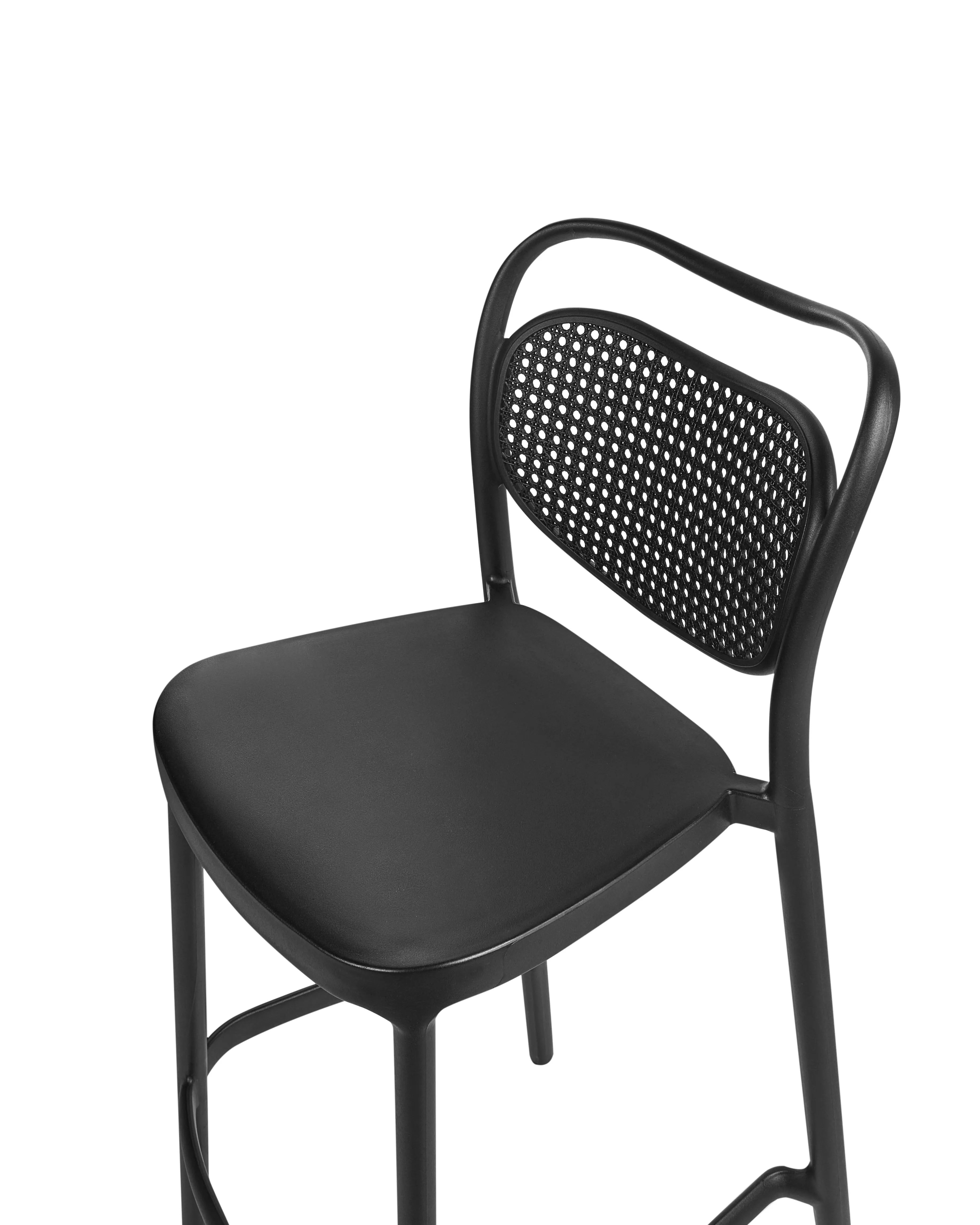 Set van 2 tuinbarkrukken CELLENO Zwart