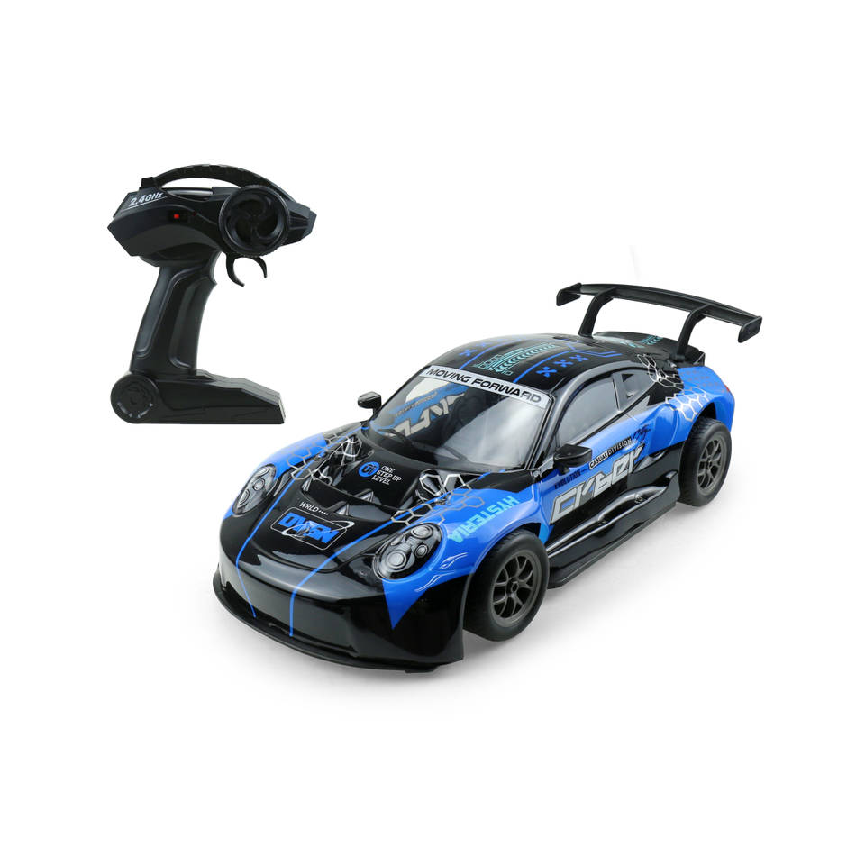Extreme Challenger op afstand bestuurbare auto - blauw - 1:10