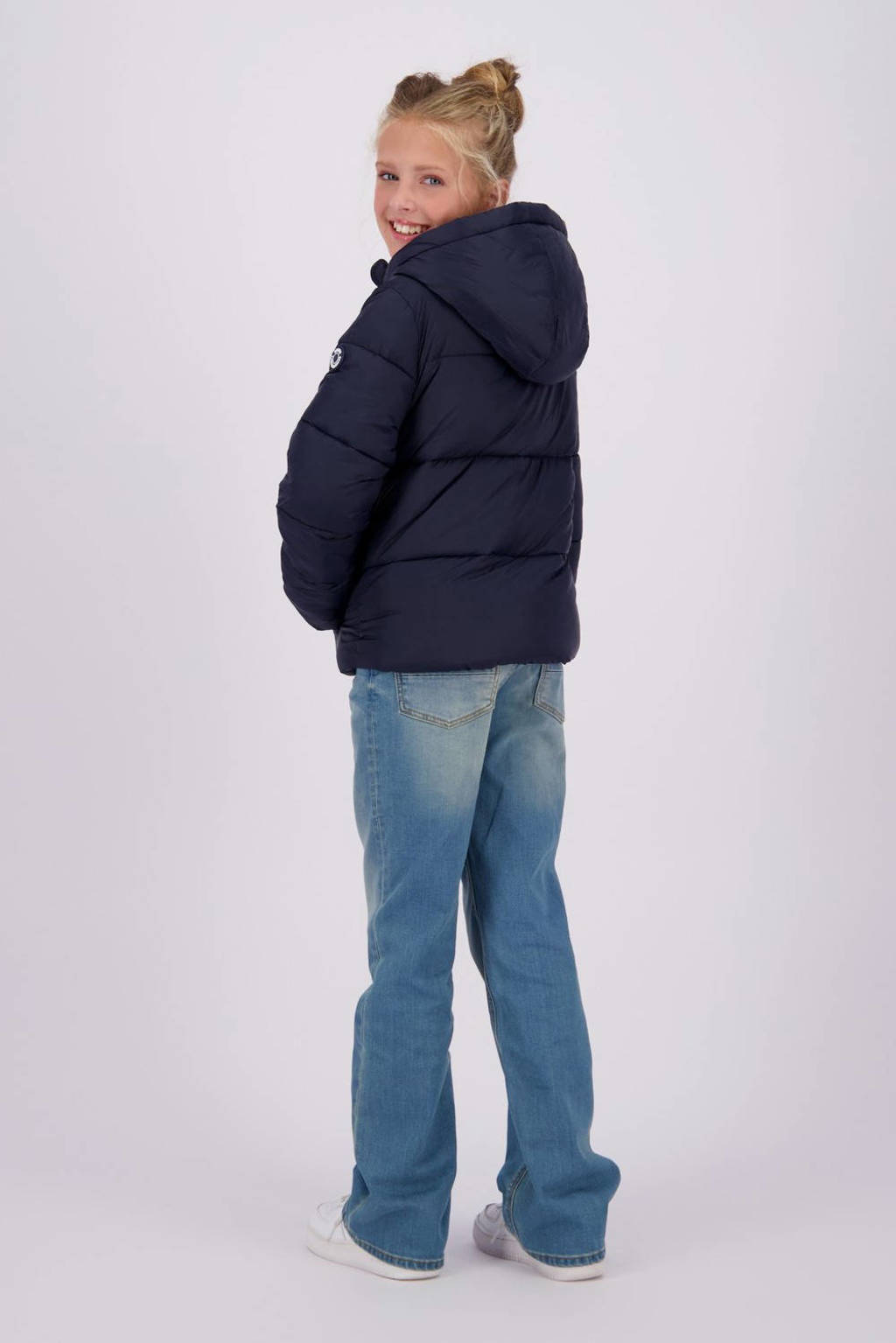 Vingino gewatteerde winterjas Tanna diep donkerblauw