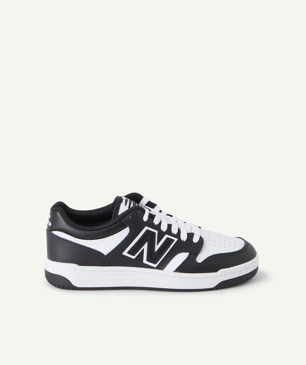 NEW BALANCEBASKETS À LACETS 480 ADO NOIR ET BLANC