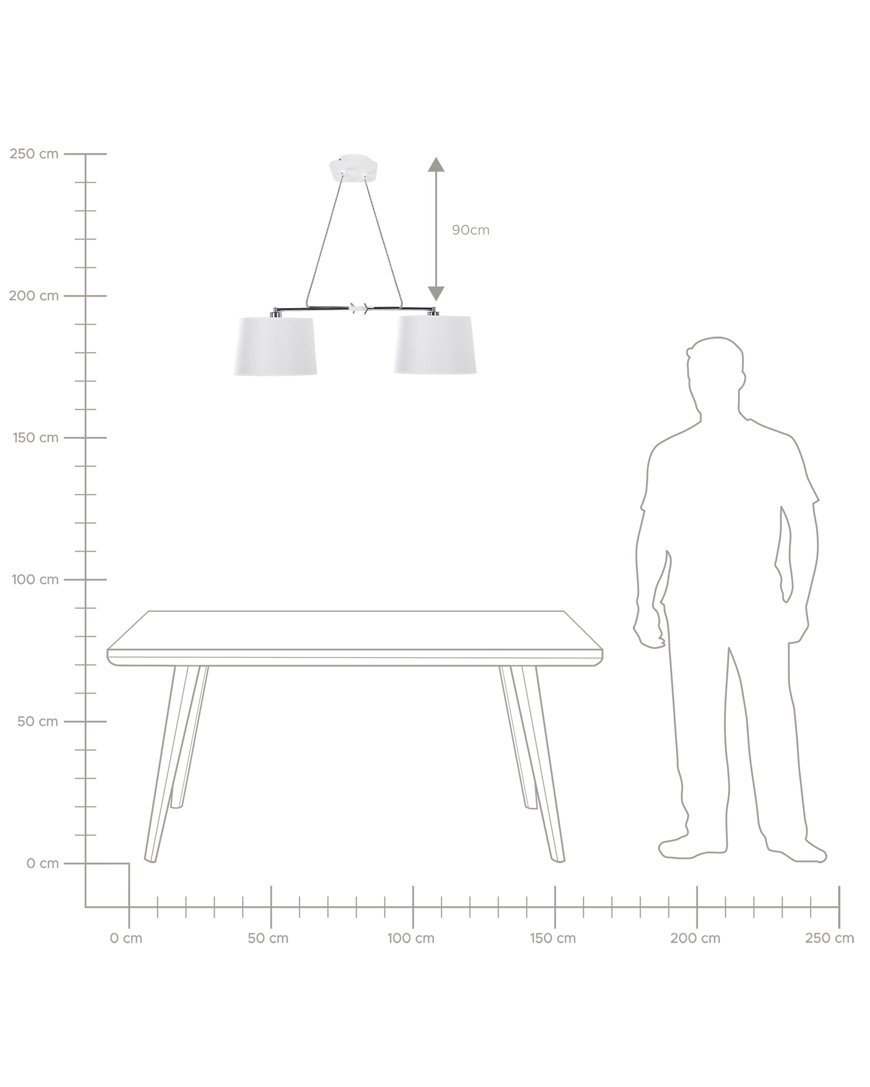 Hanglamp FUCINO Wit