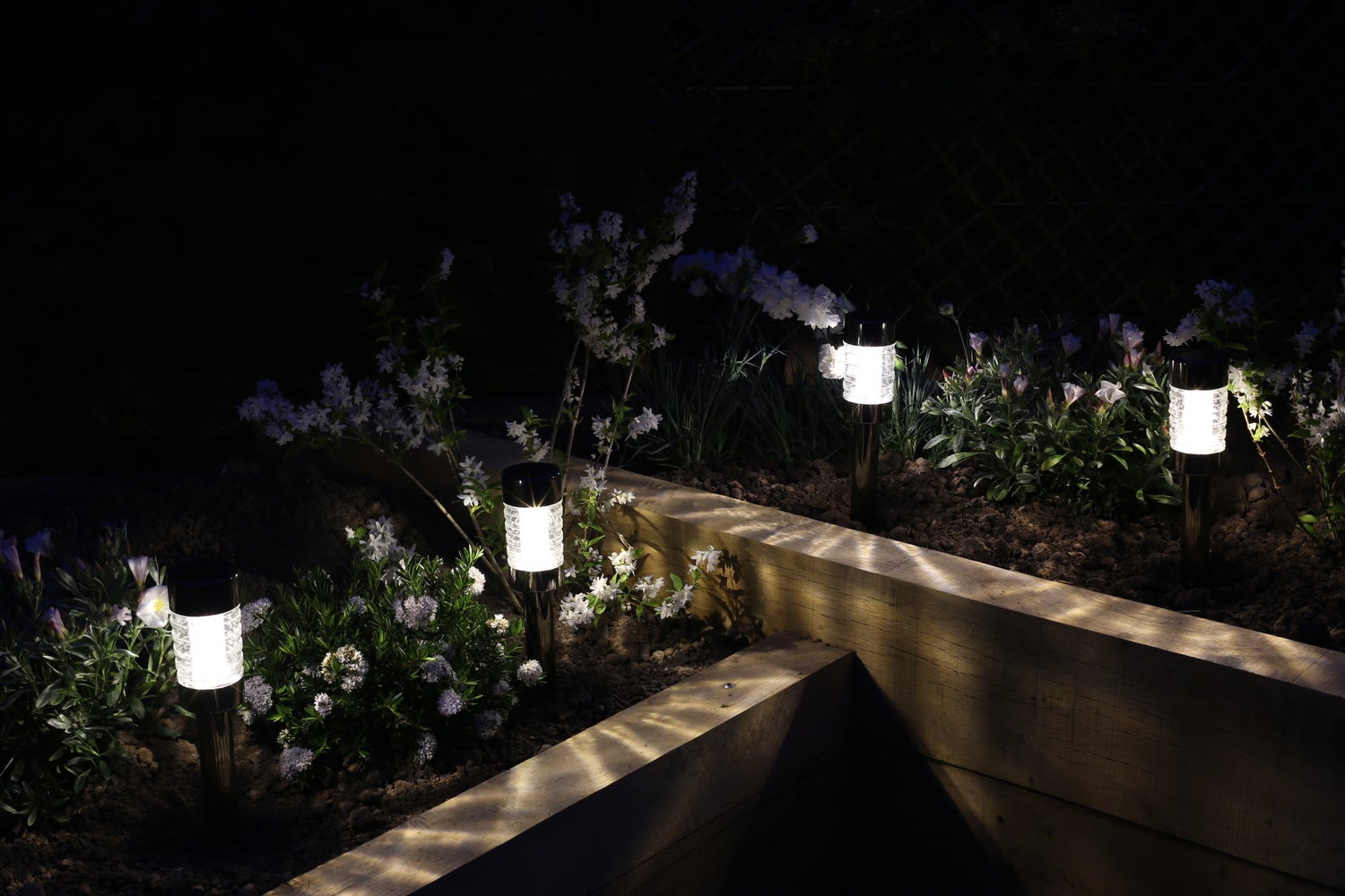 Luxform Lighting solar tuinlamp Rennes antraciet D 6,2 H 41,7 cm