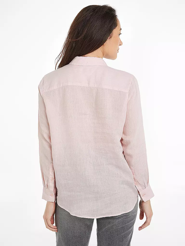 TOMMY HILFIGER Leinenbluse rosa