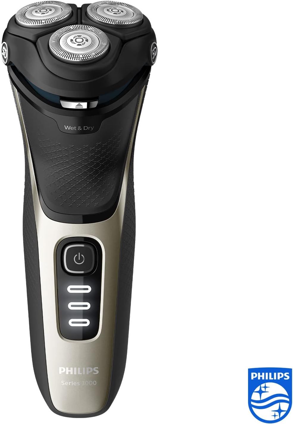 Philips Shaver Series 3000 - Elektrischer Nass- und Trockenrasierer für Herren