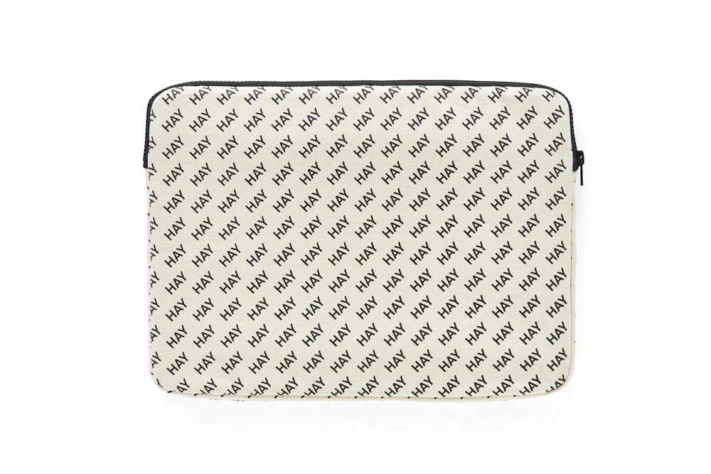 HAY  Logo computer sleeve - sort