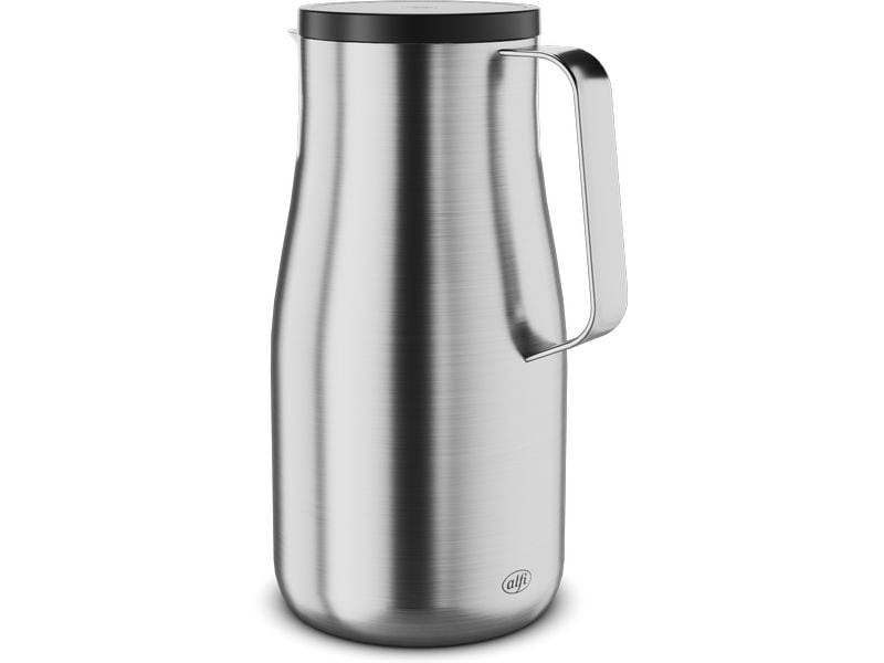 Alfi Thermoskanne Studio 1500 ml, Silber Karaffe aus Edelstahl