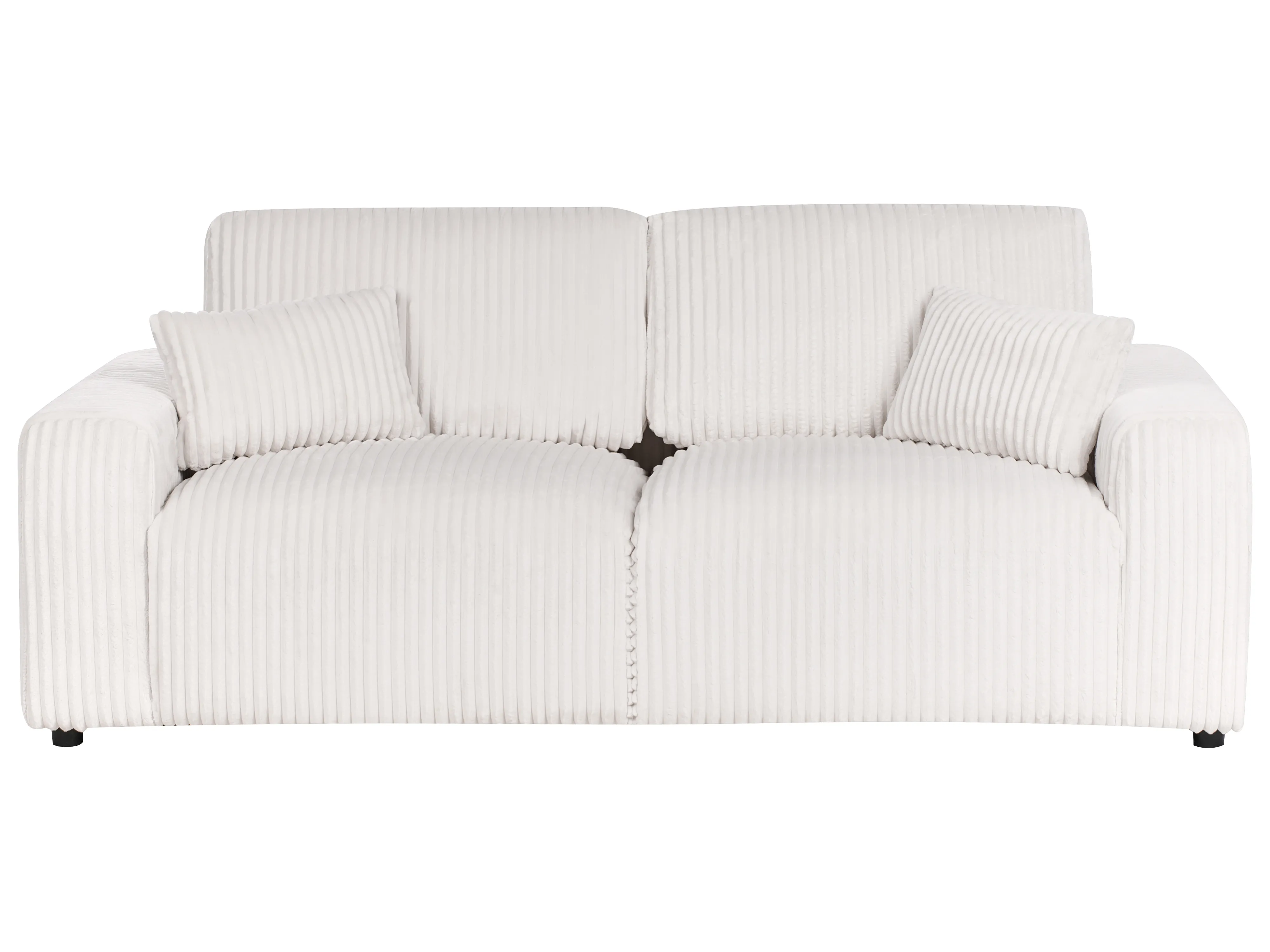 3-zits SANDORA Corduroy Gebroken wit