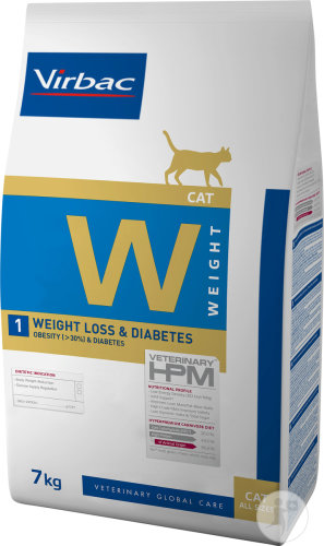 Virbac Veterinary HPM Chat W1 Weight Loss & Diabetes 7kg