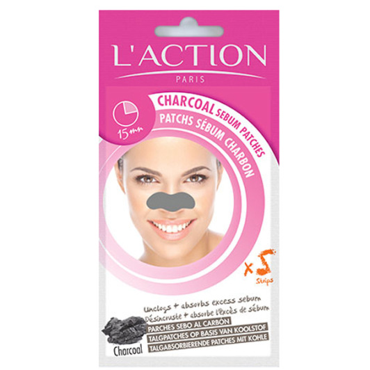 Patchs Sébum Charbon L'Action - Peaux mixtes à grasses
