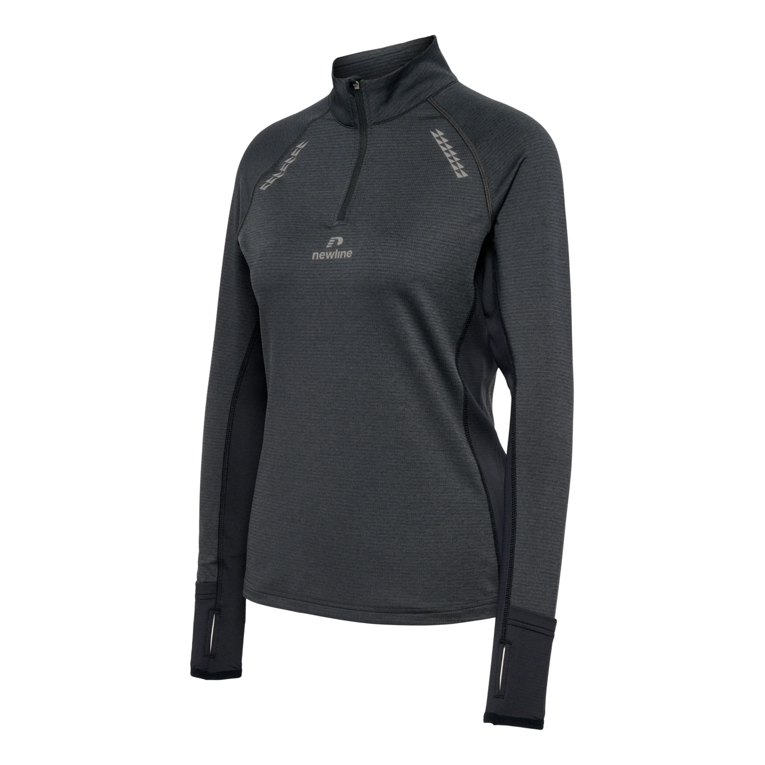 Newline Mesa Half-Zip Top De Course Femmes - Noir