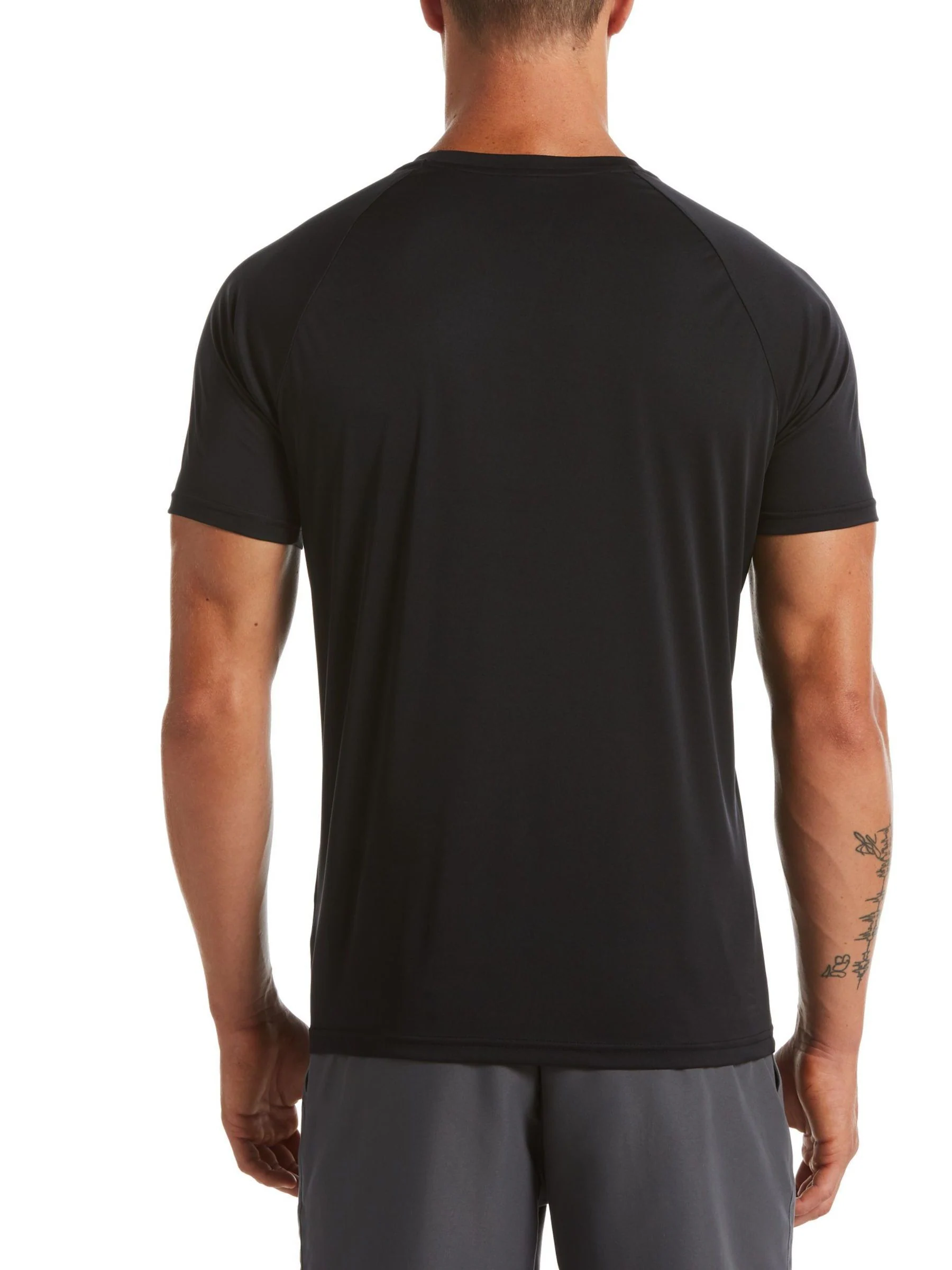 Zwart - Nike Hydroguard zonbeschermend surfhemd met korte mouwen