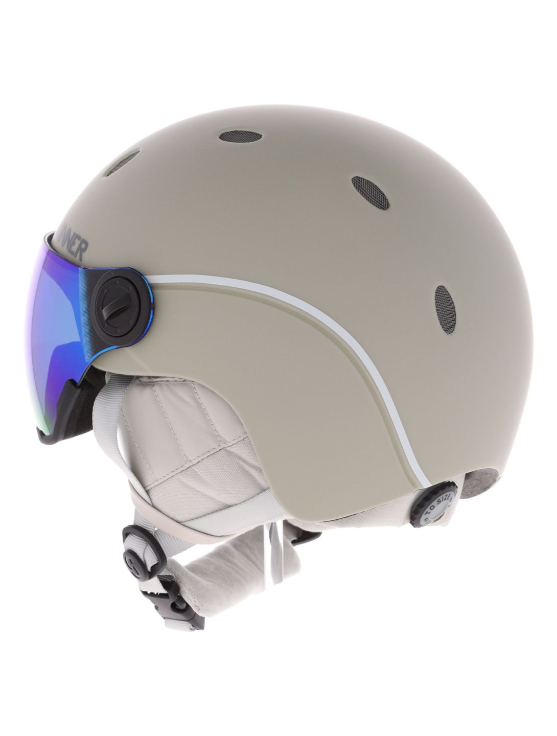 Titan Visor skihelm met vizier unisex