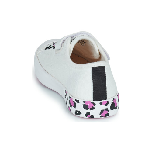 Geox - JR CIAK GIRL - Blanc / Rose