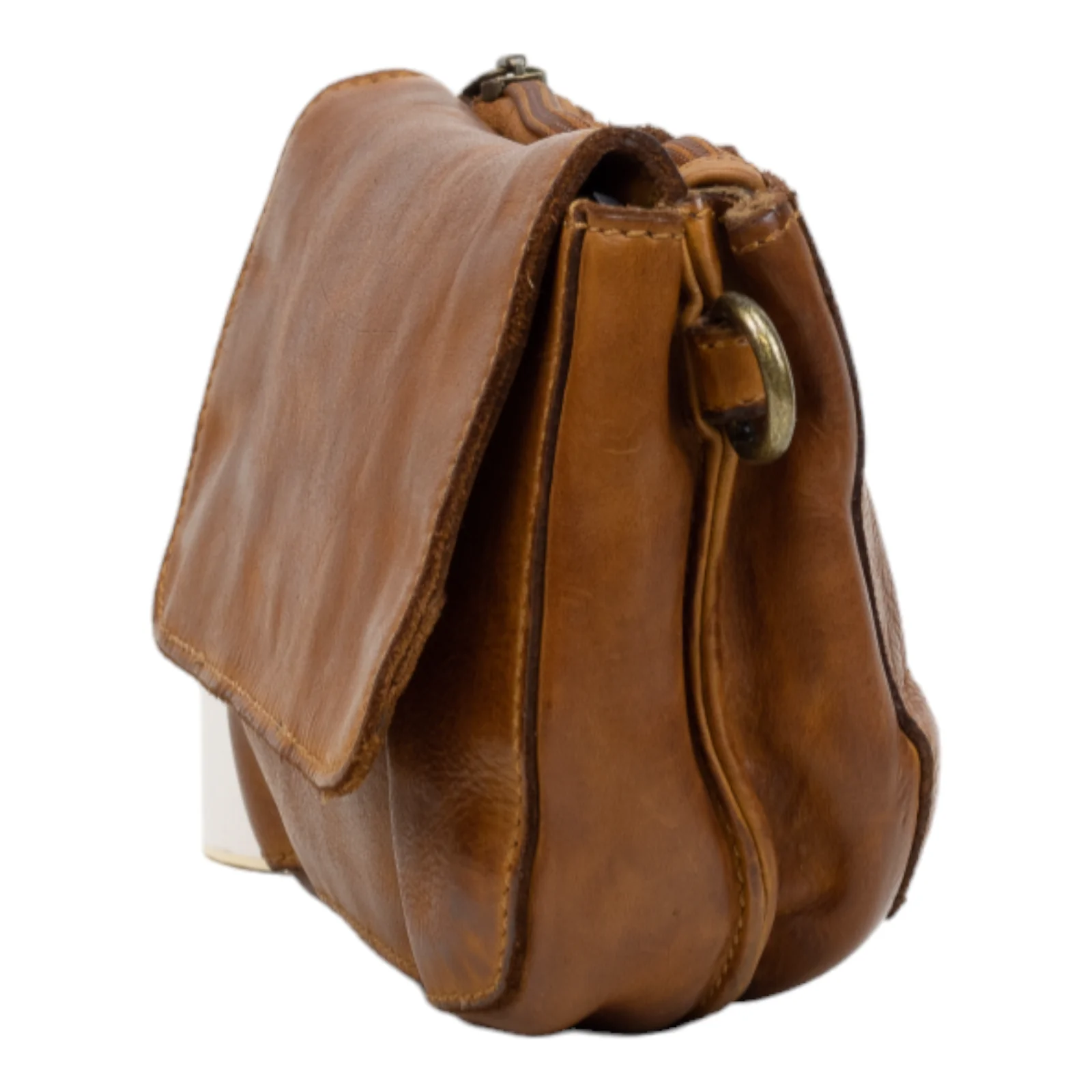 DSTRCT Harrington Road Schoudertas Klep Cognac