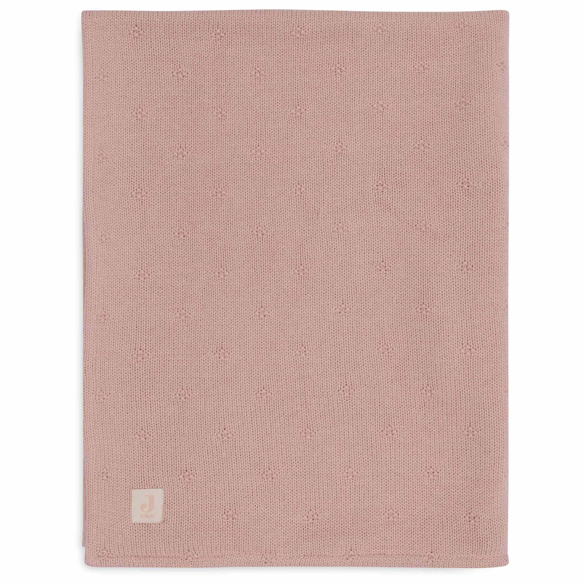 Jollein wiegdeken cosy knit roze