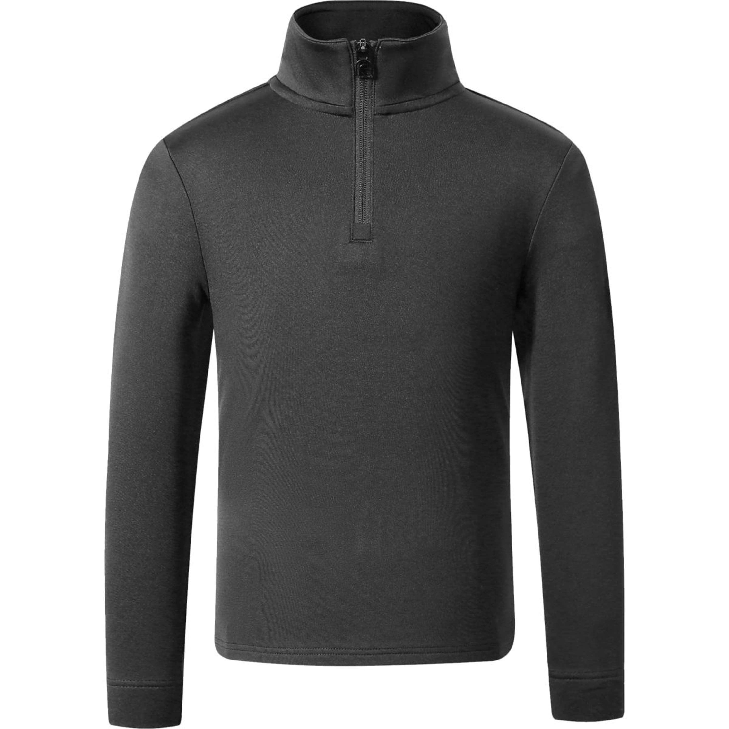 Covalliero Shirt AW25 Kids Lange Mouwen Zwart