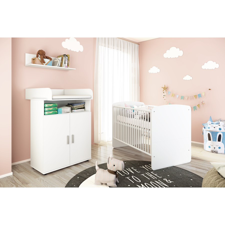 nonjoo. Kinderzimmer Mey 5-teilig weiß