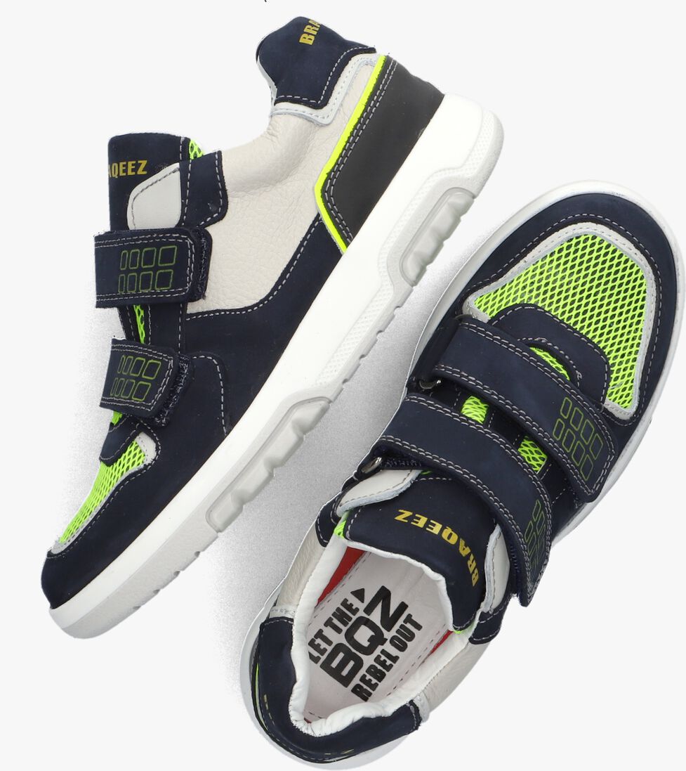 BRAQEEZ blauwe braqeez lage sneakers clint chicago