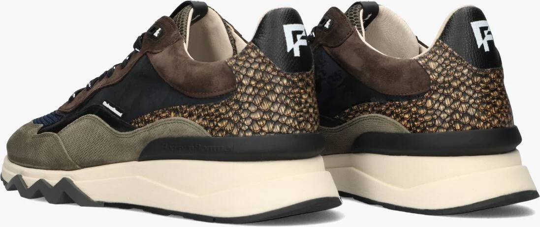 FLORIS VAN BOMMEL bruine floris van bommel lage sneakers sfm-10136