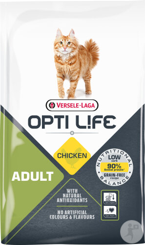 Opti Life Adult Alimentation Chats Au Poulet Sachet 7,5kg