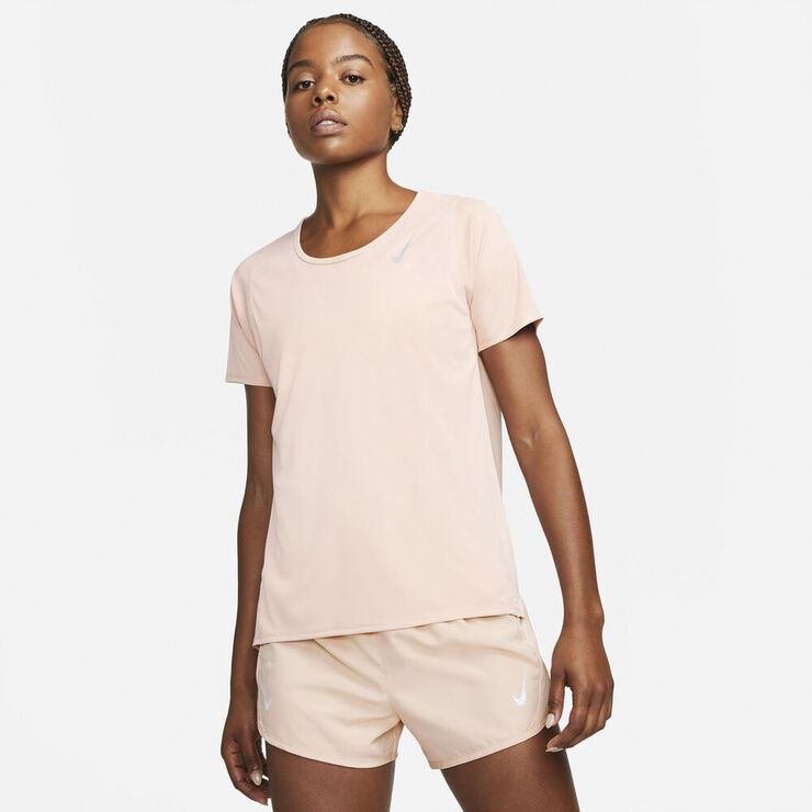Nike Dri Fit Race Lobe T Shirt Pink