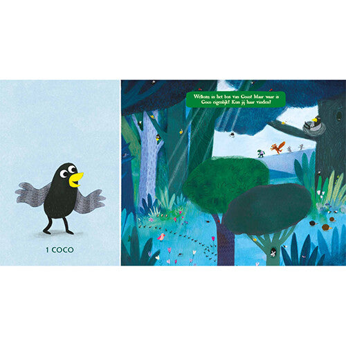 Uitgeverij gottmer het bos van coco - een tel- en zoekboek