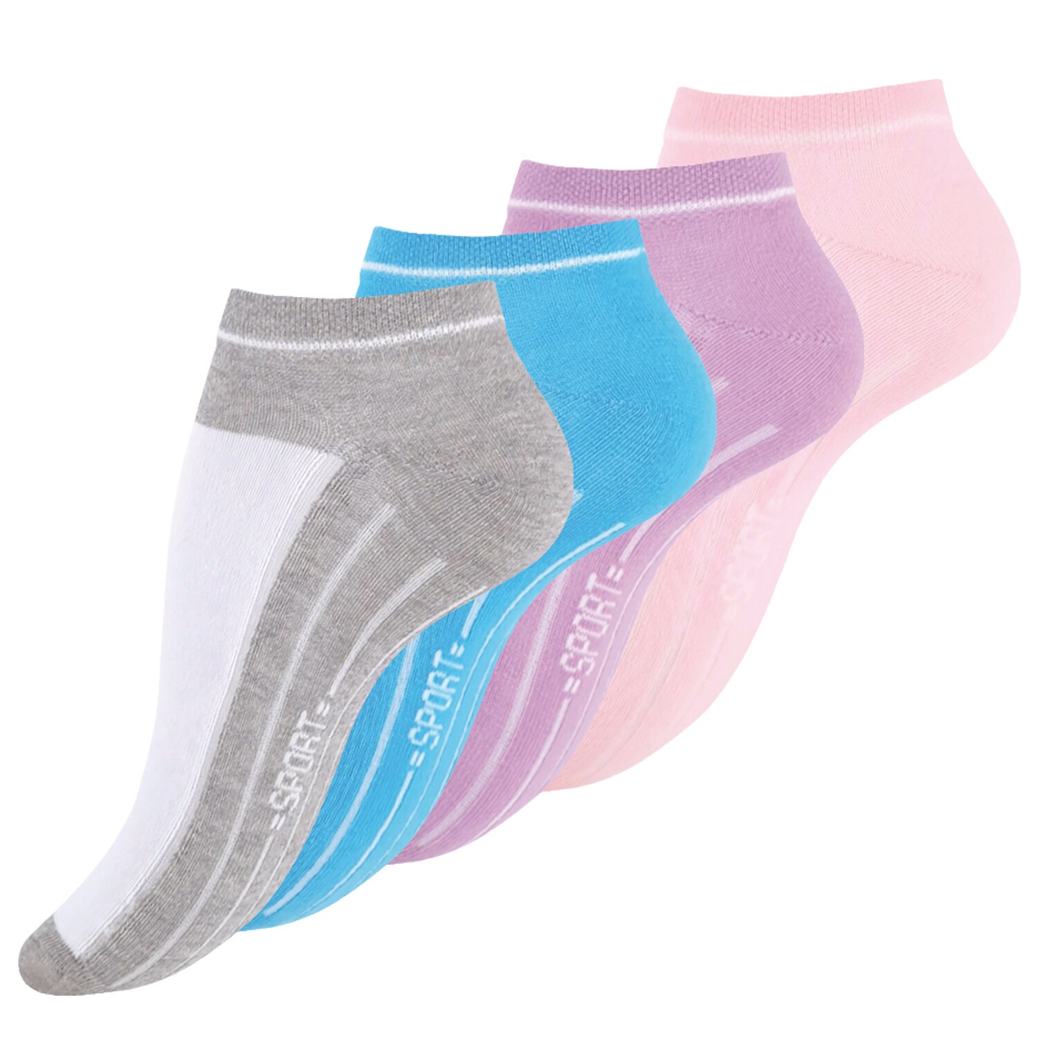 Cotton Prime® Sneaker Socken 8 Paar, mit Rippsohle