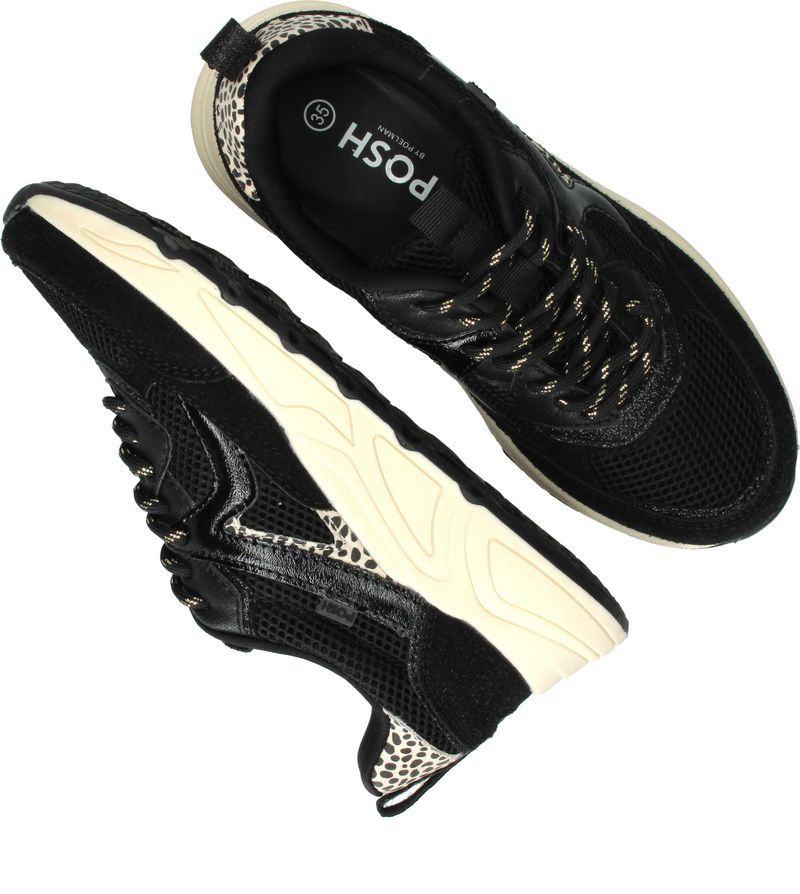 POSH by Poelman Sneakers Zwart Meisjes