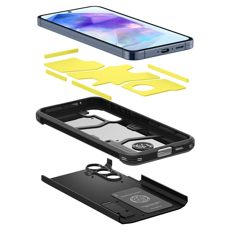 Samsung Galaxy A55 Tough Armor Case Hülle (ACS07530) - Schwarz