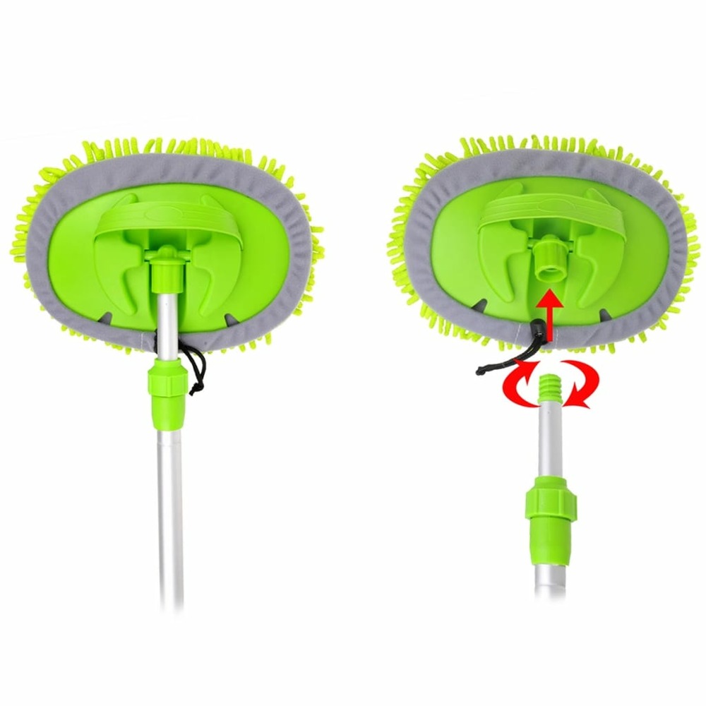 Brosse de lavage avec manche télescopique 1,65 m