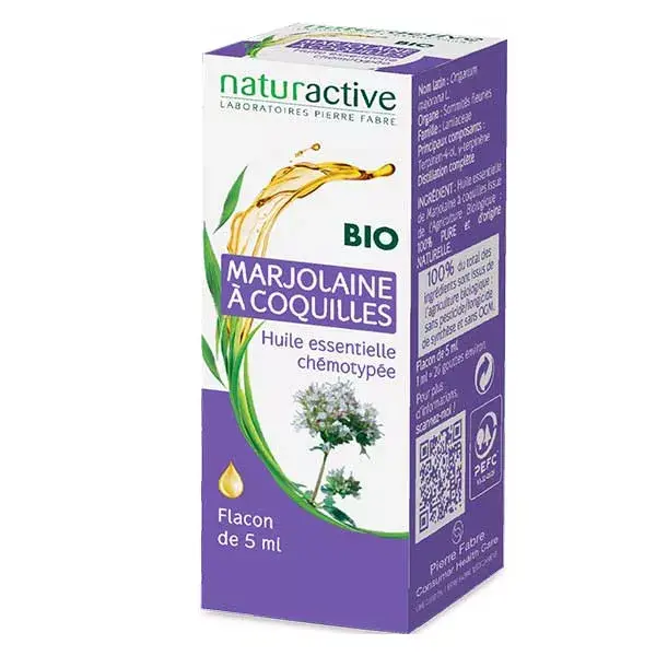 Óleo Essencial de Manjerona Orgânico Naturaactive 5ml