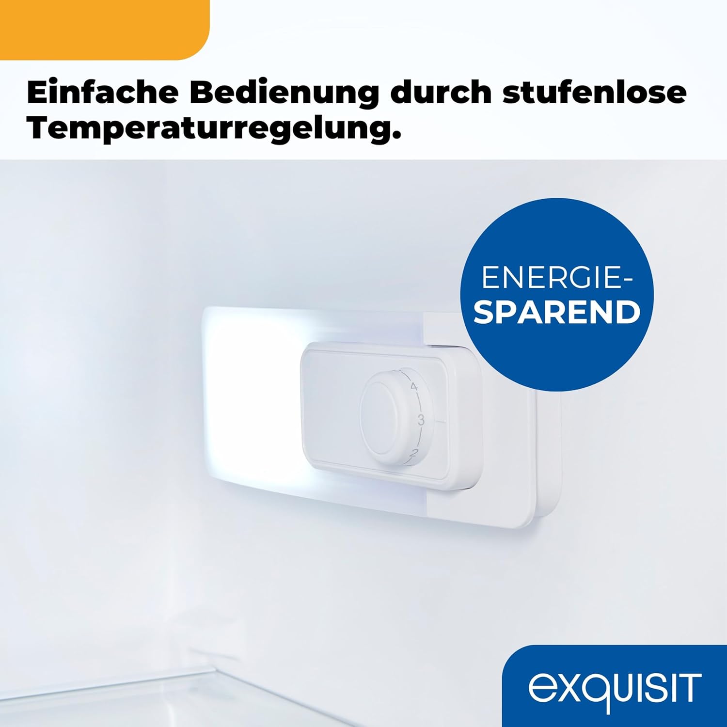 Exquisit Kühl-Gefrierkombination, 143 cm Höhe, Kühlschrank mit Gefrierfach, 4-Sterne-Gefrieren, 206 Liter, KGC5270-45-040E inoxlook