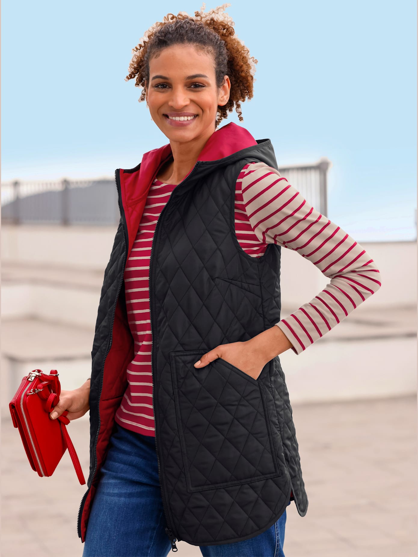 Gilet matelassé réversible réversible